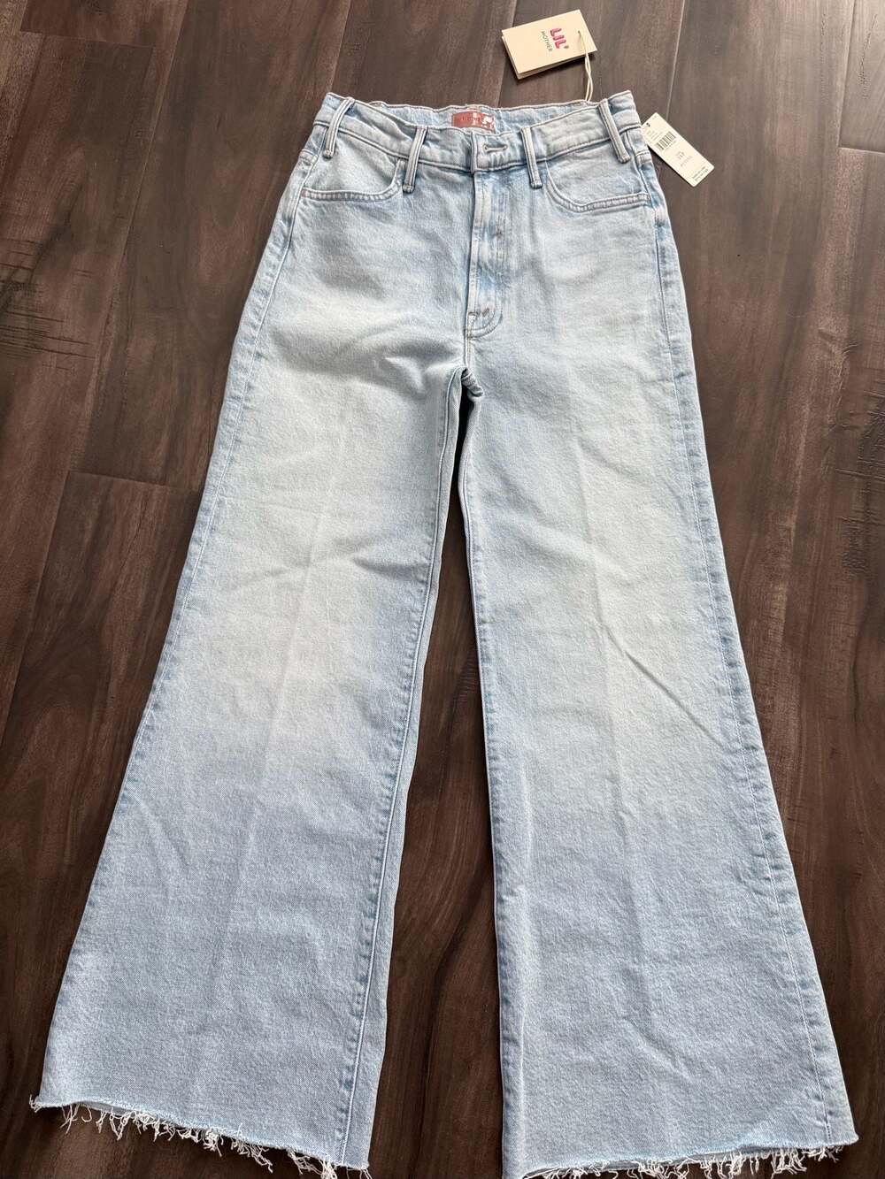 MOTHER Lil' Hustler Roller Skimp Fray Jeans Size 24P